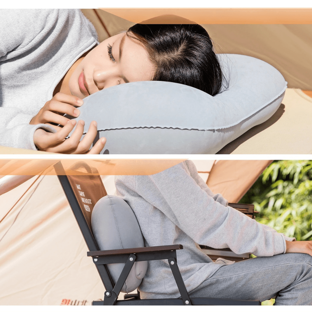 Ultralight Inflatable Camping Pillow - Cervical Outdoor Support