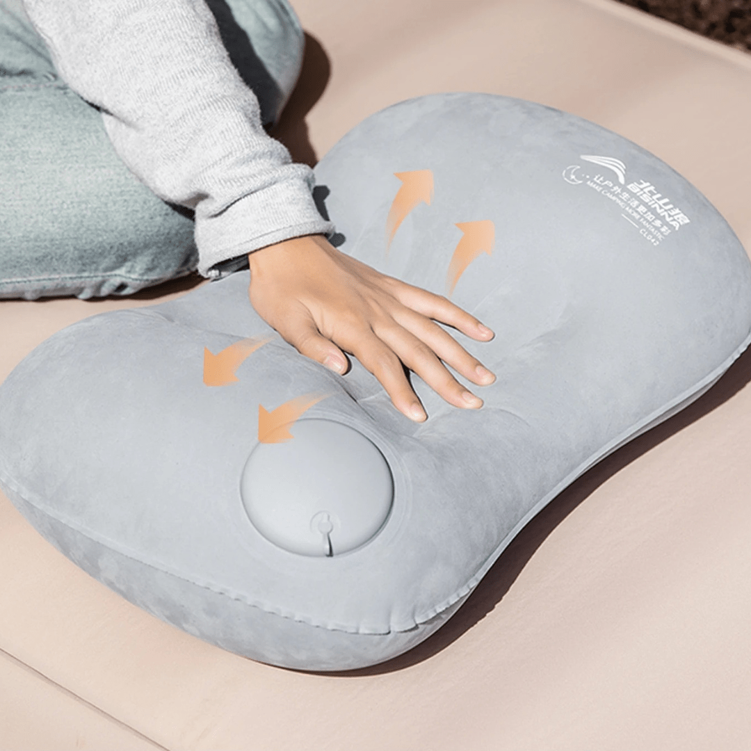 Ultralight Inflatable Camping Pillow - Cervical Outdoor Support