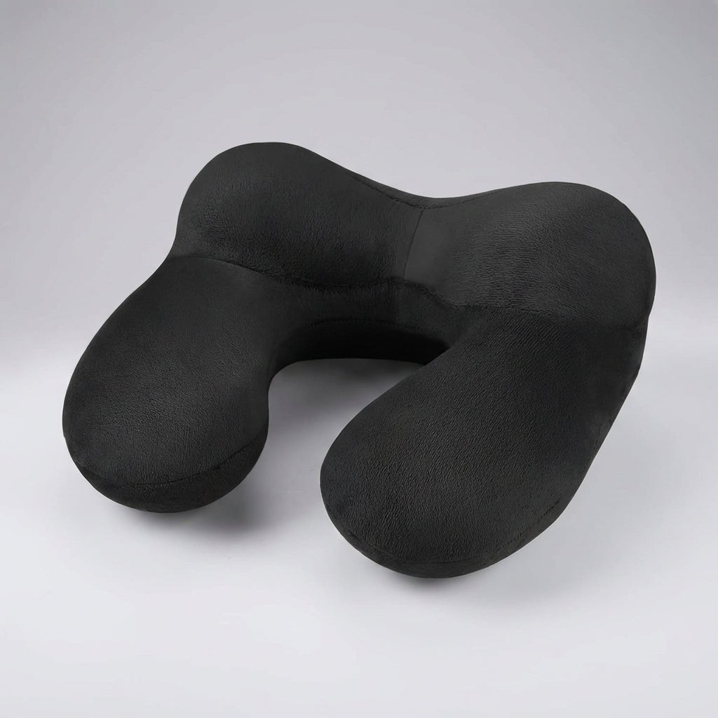 Inflatable Ergonomic Travel Pillow with Complete Kit - Full Comfort