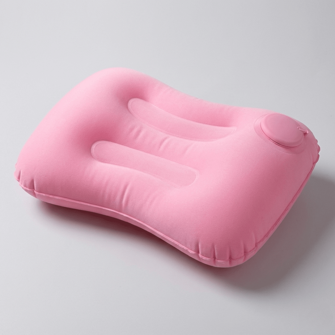 Inflatable Travel Pillow - Simultaneous Cervical & Lumbar Support