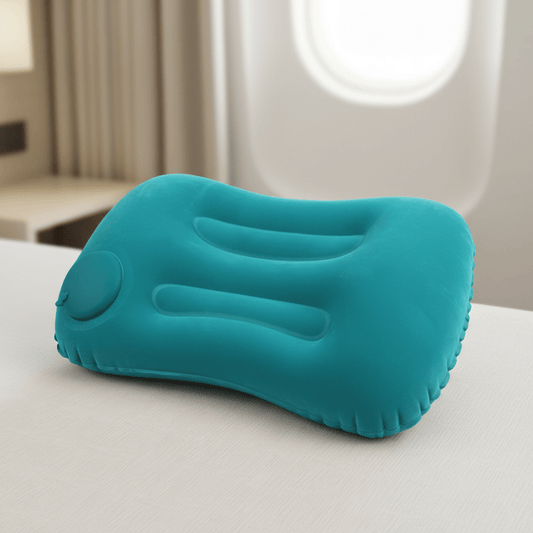 Inflatable Travel Pillow - Simultaneous Cervical & Lumbar Support