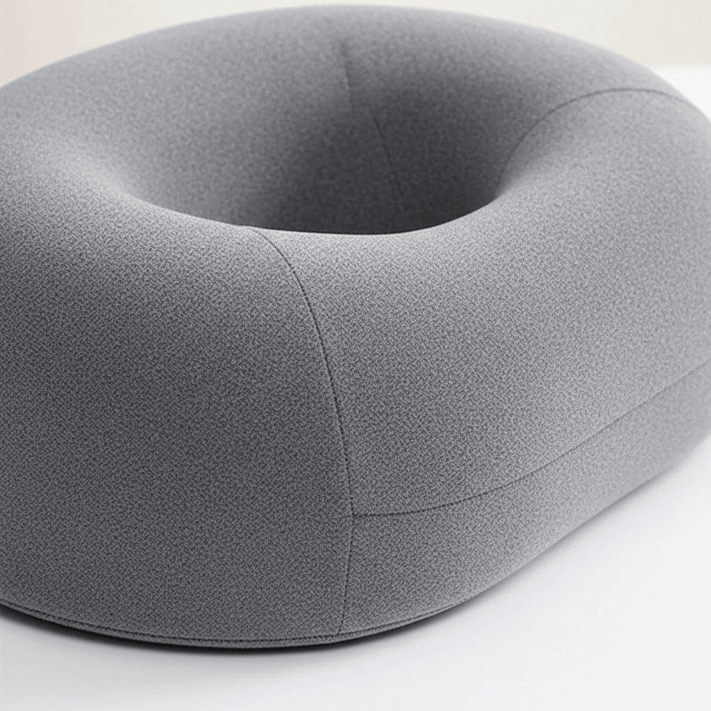 Face-Down Memory Foam Massage Pillow - Prone Position Comfort