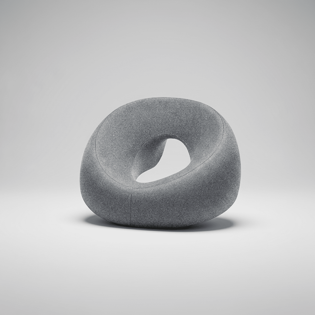 Face-Down Memory Foam Massage Pillow - Prone Position Comfort