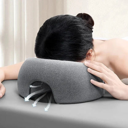 Face-Down Memory Foam Massage Pillow - Prone Position Comfort