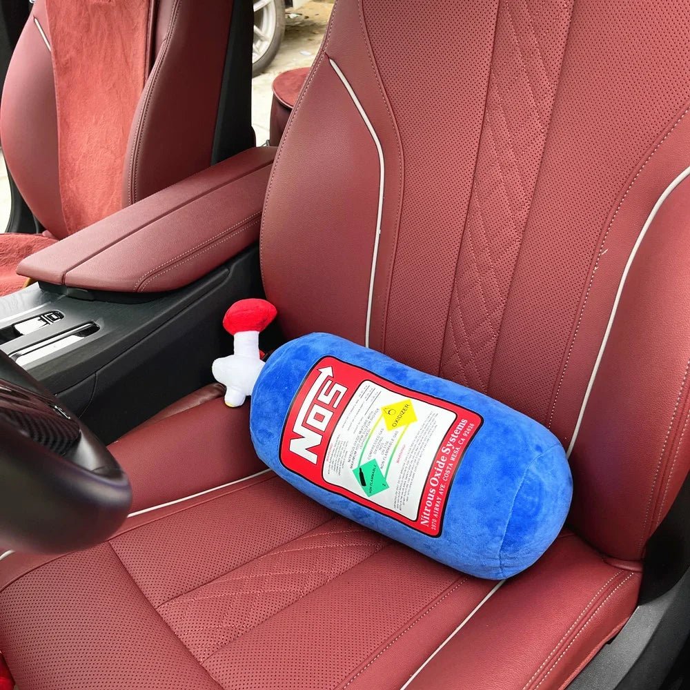 Plush Car Headrest Pillow - Soft Cervical Comfort