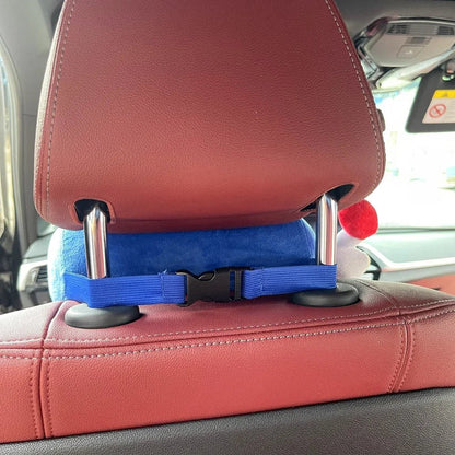 Plush Car Headrest Pillow - Soft Cervical Comfort