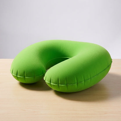 Two-Tone U-Inflatable Travel Pillow - Stylish Cervical Support