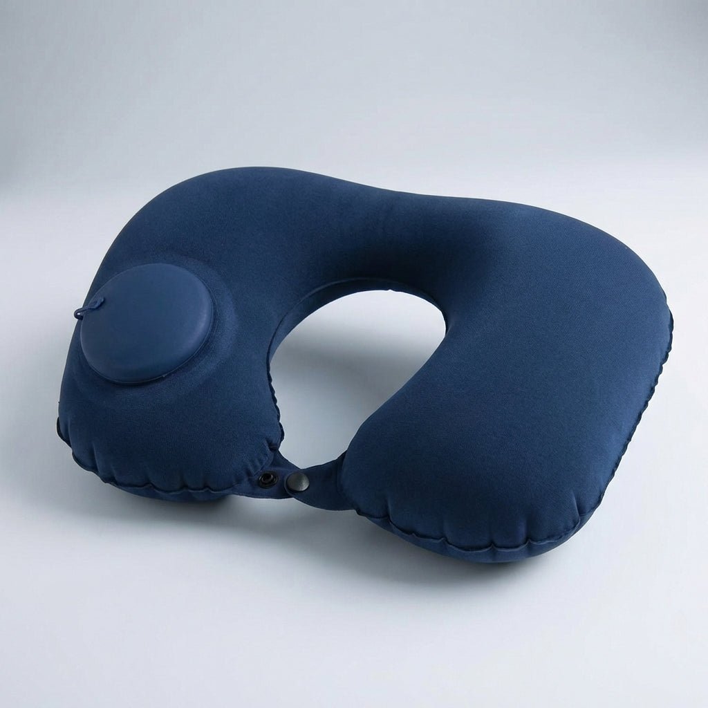 U-Shape Inflatable Cervical Pillow - Ergonomic Travel Support