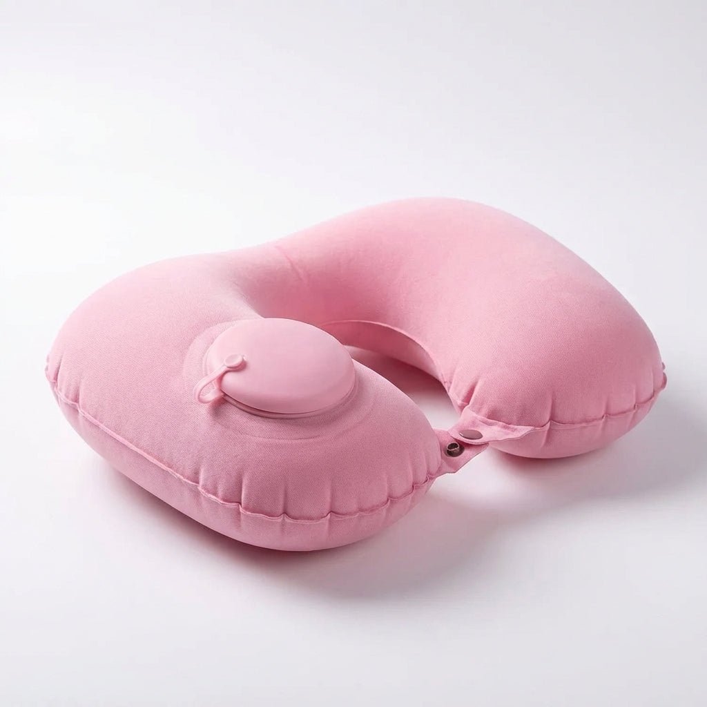 U-Shape Inflatable Cervical Pillow - Ergonomic Travel Support