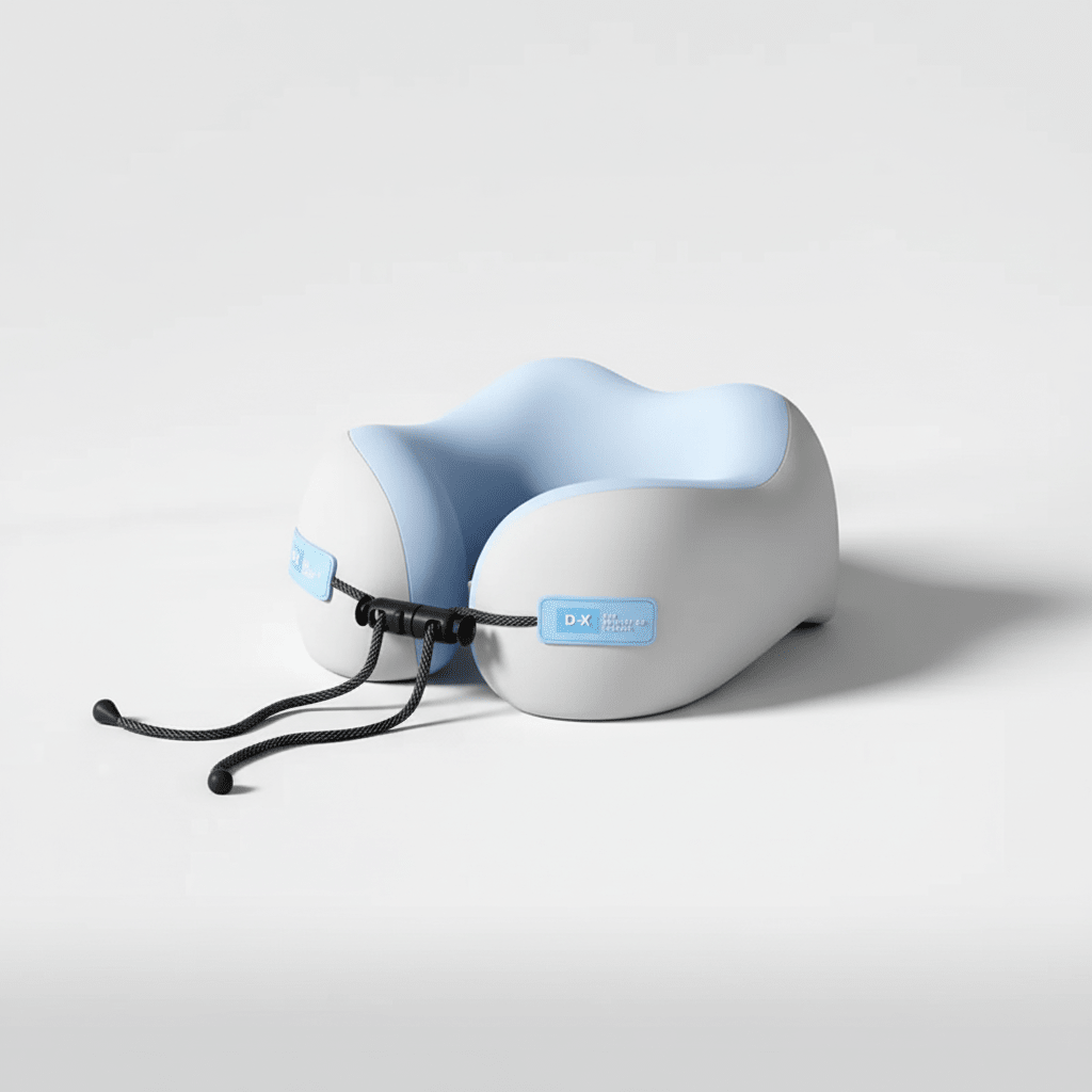 Large U-Shape Memory Foam Travel Pillow - Superior Comfort