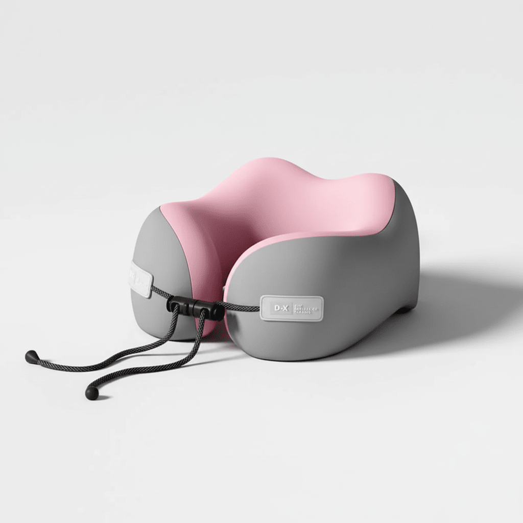 Large U-Shape Memory Foam Travel Pillow - Superior Comfort