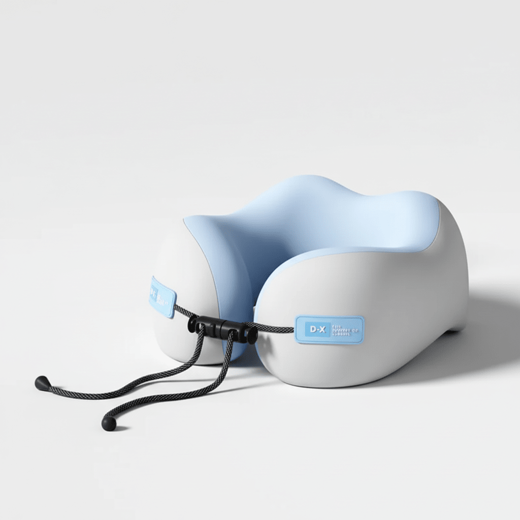 Large U-Shape Memory Foam Travel Pillow - Superior Comfort