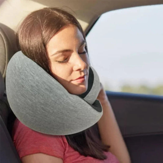 U-Shape Memory Foam Travel Pillow - Premium All-Position Comfort