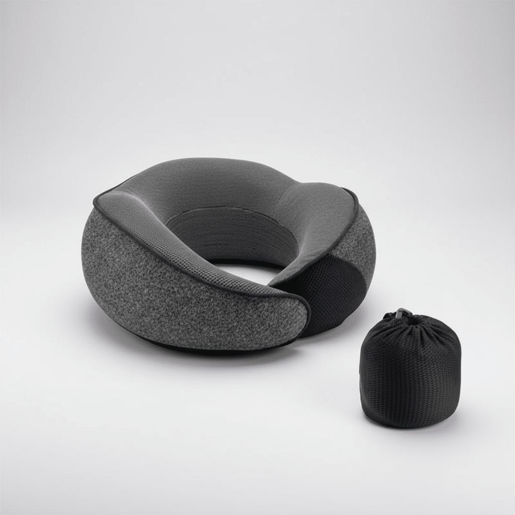 U-Shape Memory Foam Travel Pillow - Premium All-Position Comfort