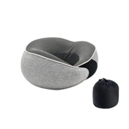 U-Shape Memory Foam Travel Pillow - Premium All-Position Comfort