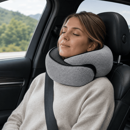 U-Memory Foam Travel Pillow - Comfortable Sleep in Transit