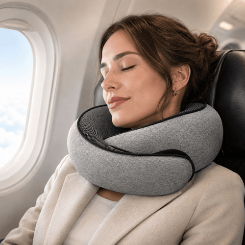 U-Memory Foam Travel Pillow - Comfortable Sleep in Transit