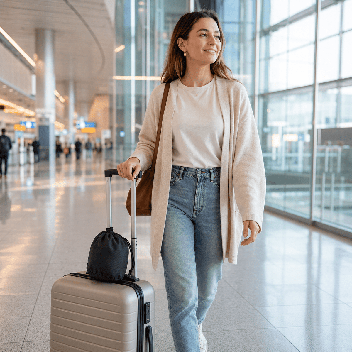 U-Memory Foam Travel Pillow - Comfortable Sleep in Transit