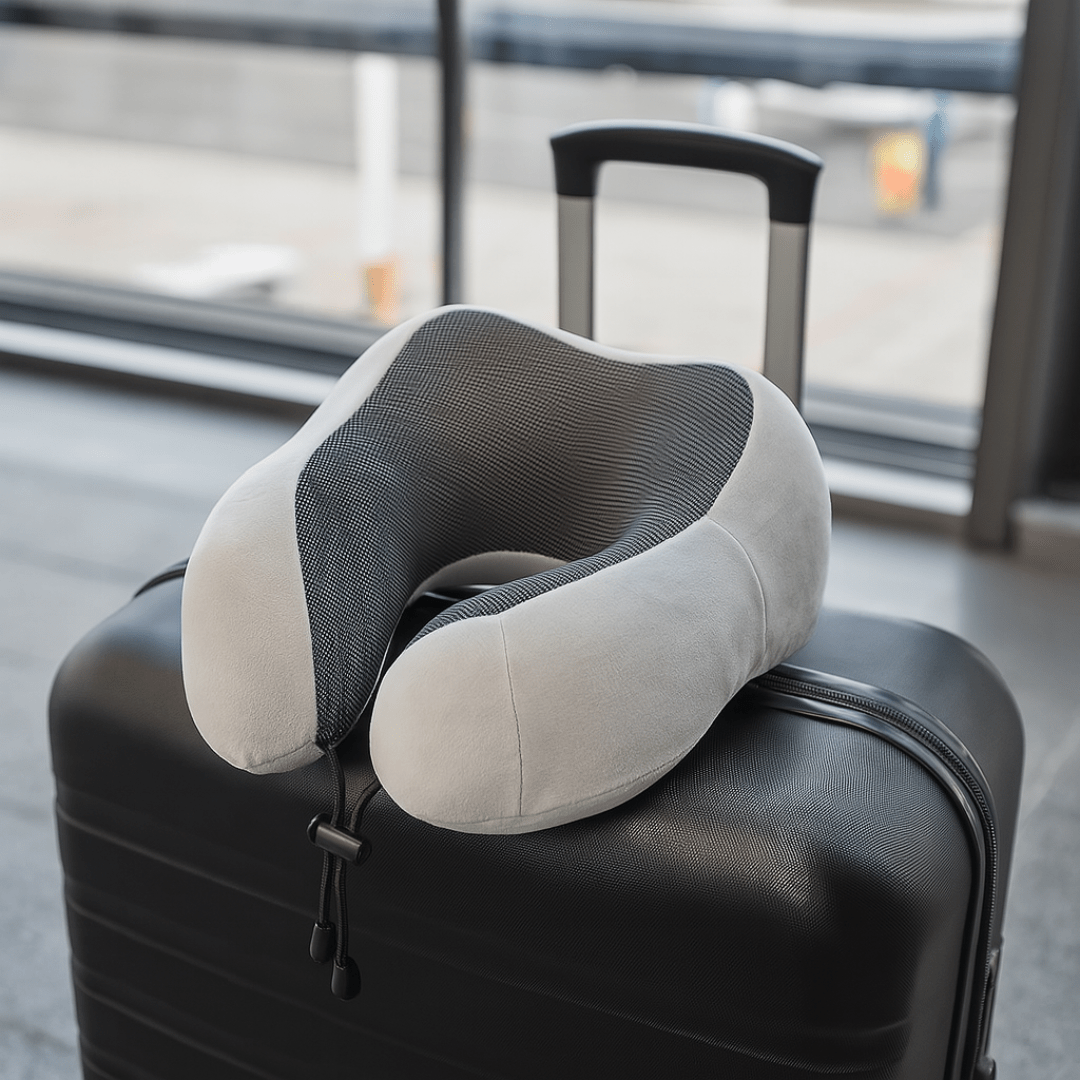Travel Memory Foam Ergonomic Pillow - All-Position Comfort