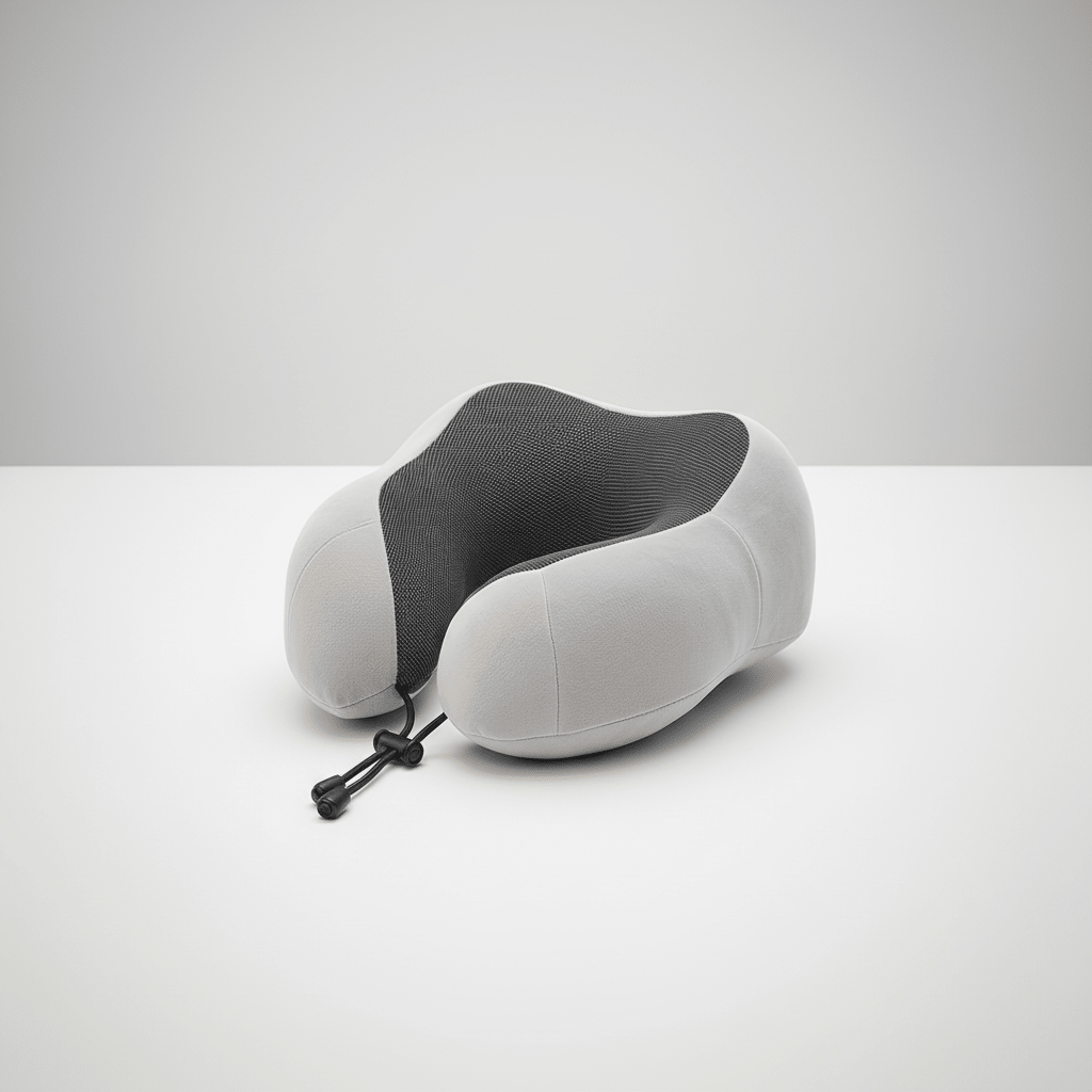 Travel Memory Foam Ergonomic Pillow - All-Position Comfort