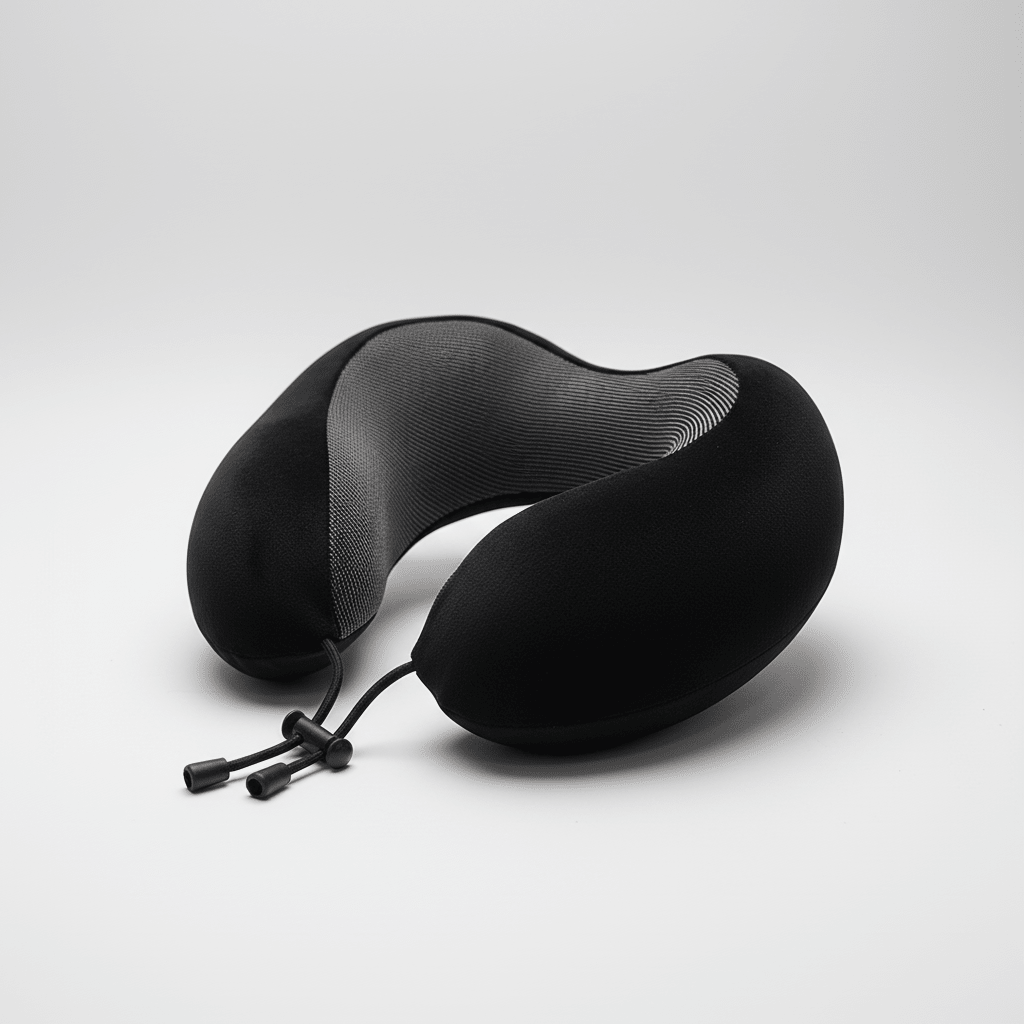 Travel Memory Foam Ergonomic Pillow - All-Position Comfort