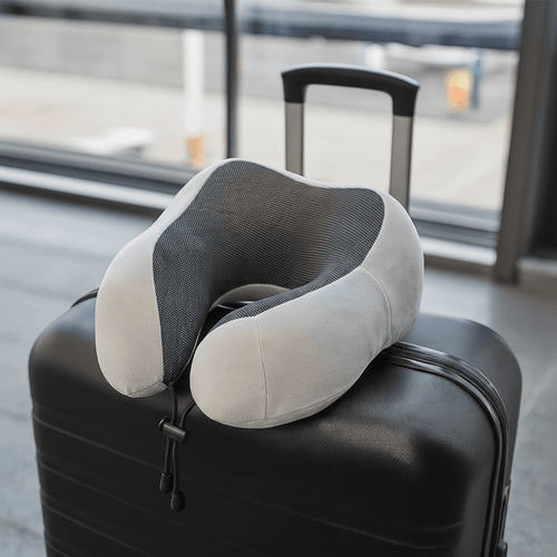 Travel Memory Foam Ergonomic Pillow - All-Position Comfort