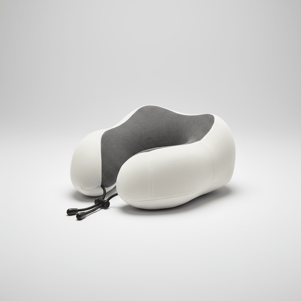 Travel Memory Foam Ergonomic Pillow - All-Position Comfort