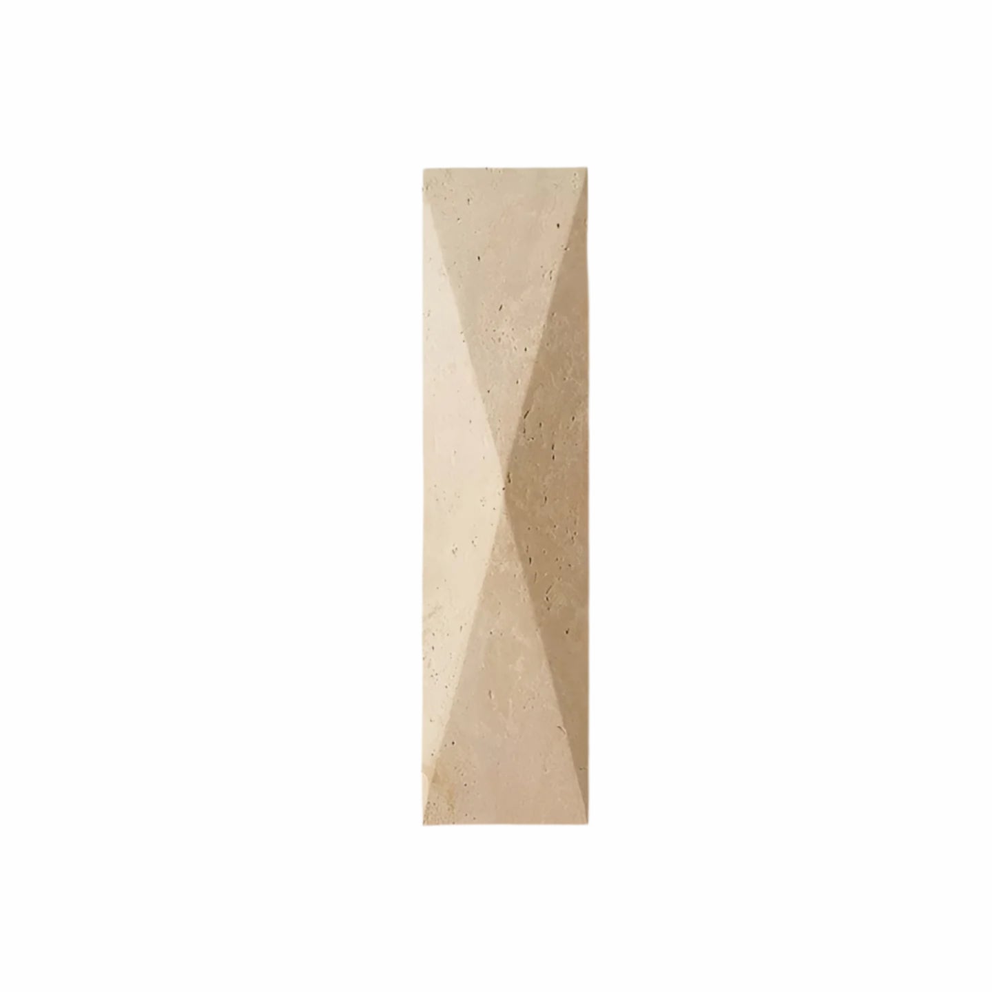 Applique Travertin Élégante Pierre Naturelle | Salon et Couloir Minéral Premium