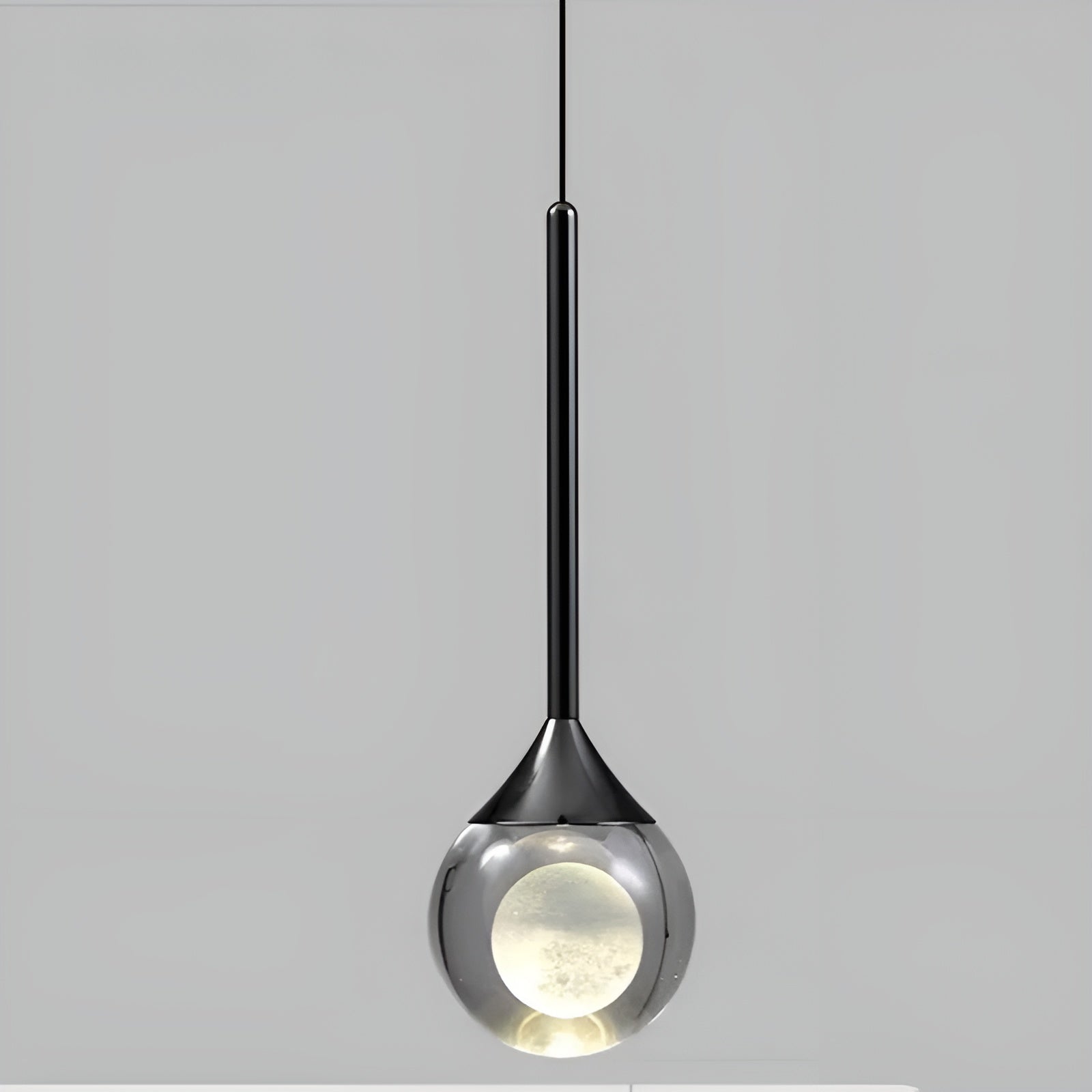 Suspension Décorative Argent | Élégante pour Maison Restaurant et Bar Lumière Chaude