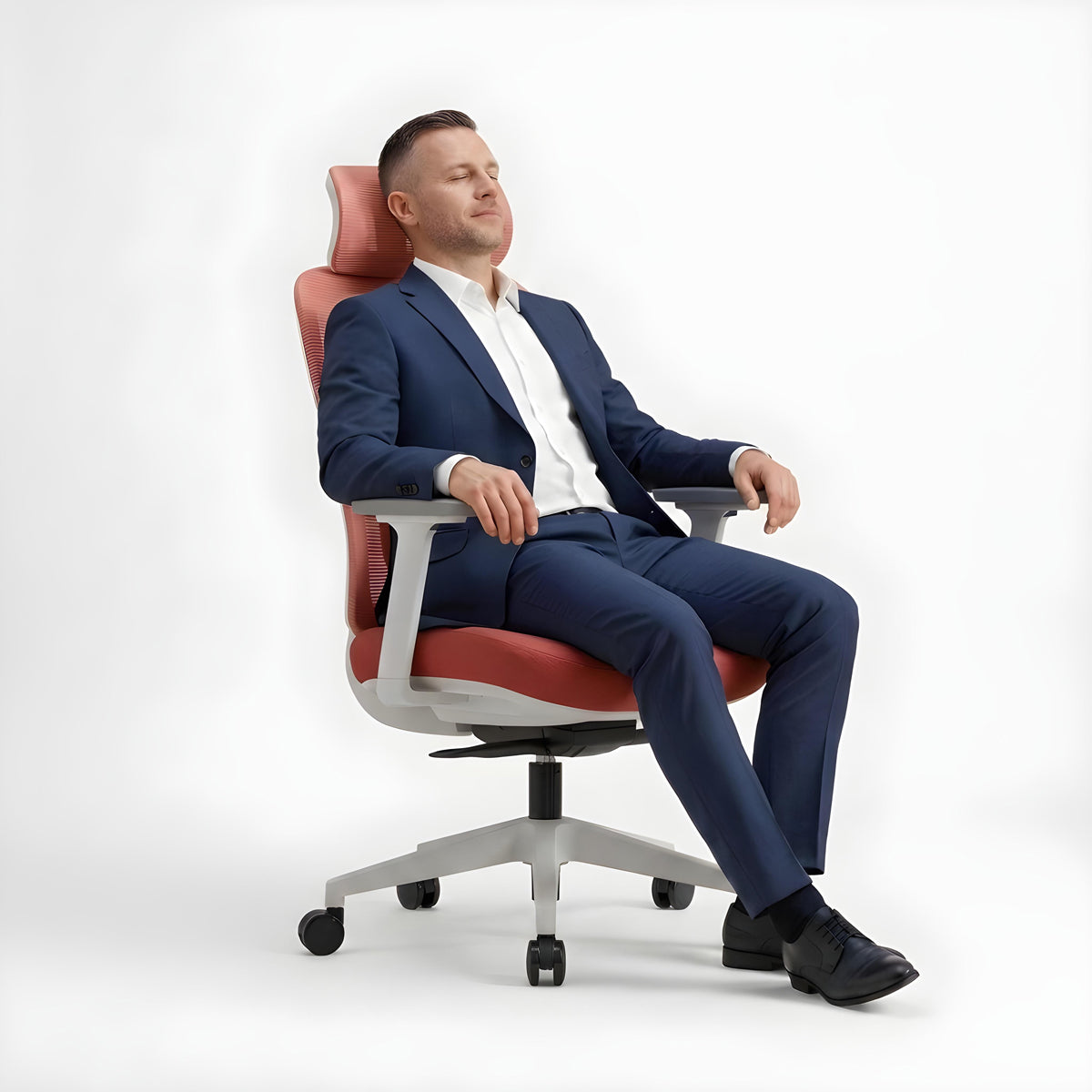 Chaise de Bureau Ergonomique Aera en Maille — 7 Couleurs disponibles