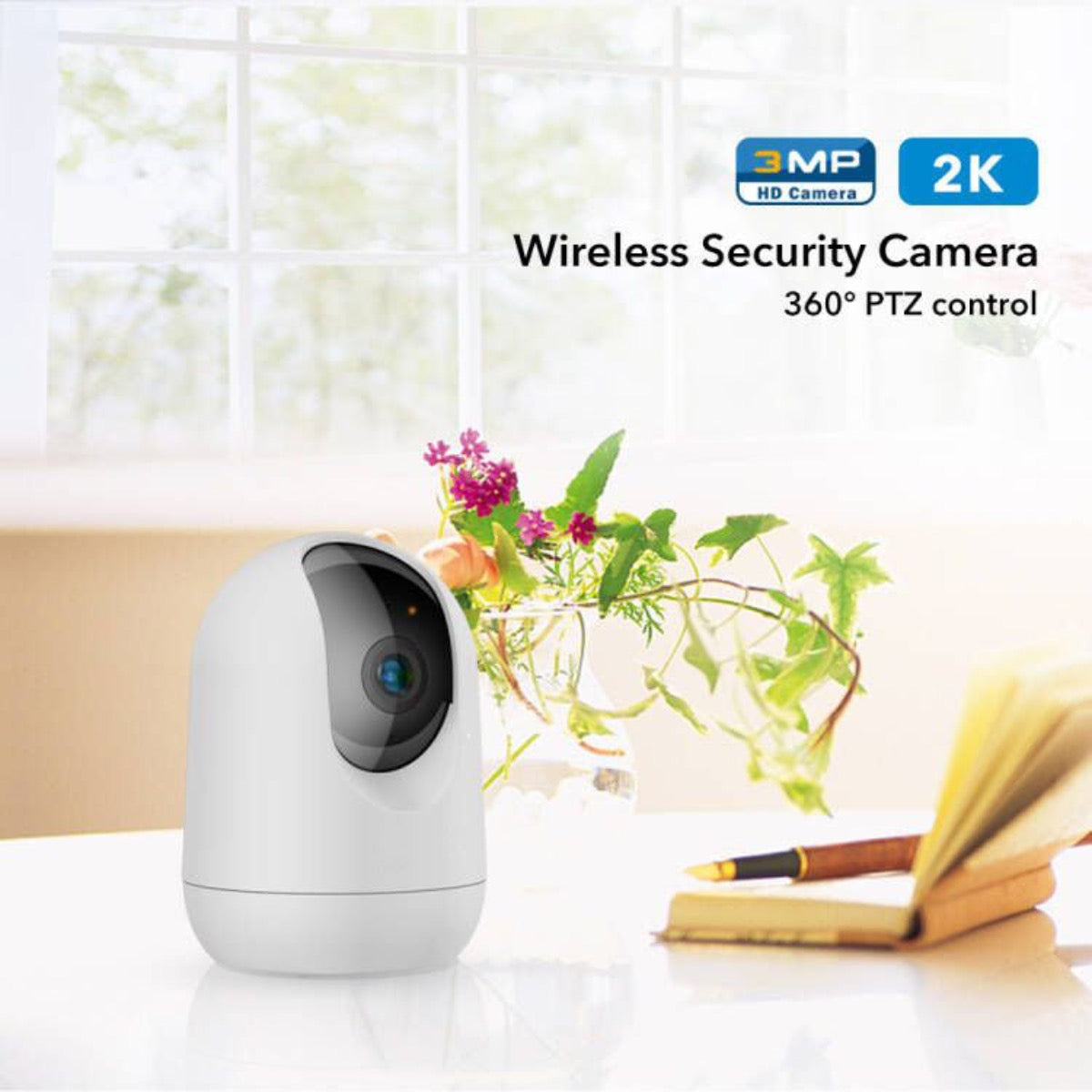 Babyphone Caméra WiFi HD avec Vision Nocturne — Surveillance Bébé et Sécurité
