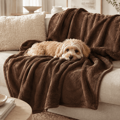 Brushed Ultra-Soft Throw - Bed & Sofa Premium Comfort