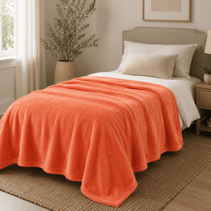 Brushed Ultra-Soft Throw - Bed & Sofa Premium Comfort