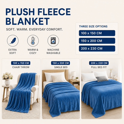 Brushed Ultra-Soft Throw - Bed & Sofa Premium Comfort