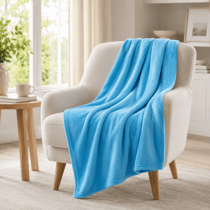 Brushed Ultra-Soft Throw - Bed & Sofa Premium Comfort