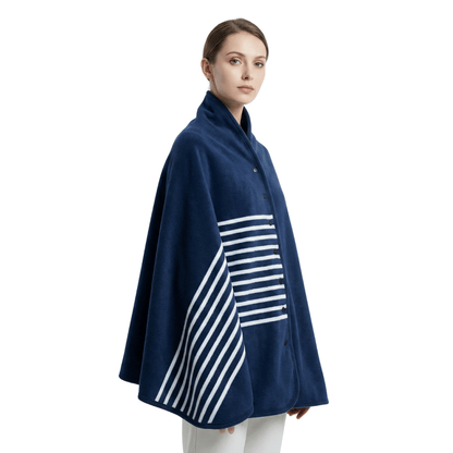 Checked Shawl Blanket - Home & Office Cosy Wrap for Chilly Days
