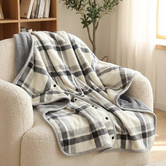 Wearable Shawl Blanket - Office & Travel Nomad Warmth