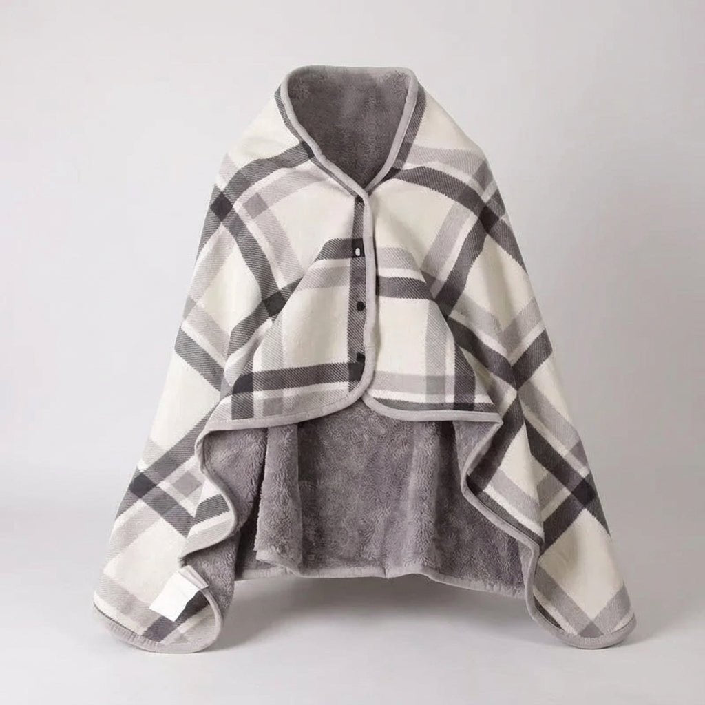 Wearable Shawl Blanket - Office & Travel Nomad Warmth