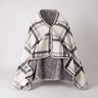 Wearable Shawl Blanket - Office & Travel Nomad Warmth