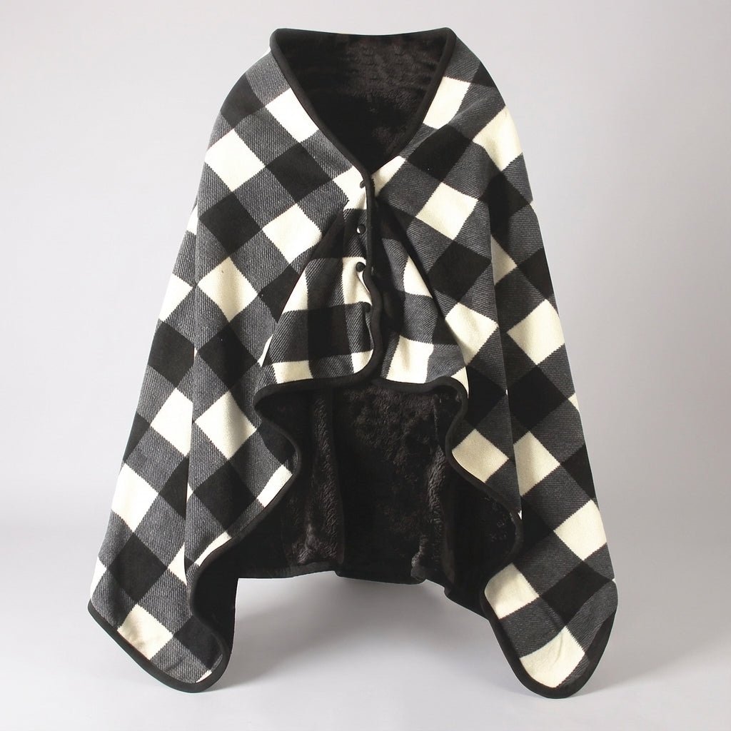 Wearable Shawl Blanket - Office & Travel Nomad Warmth