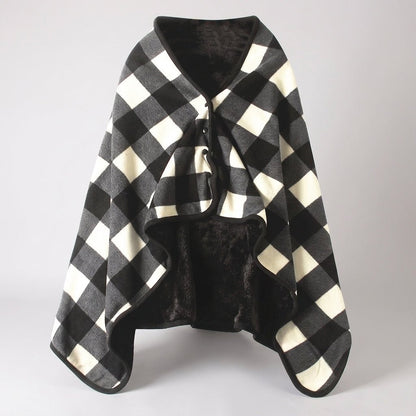 Wearable Shawl Blanket - Office & Travel Nomad Warmth