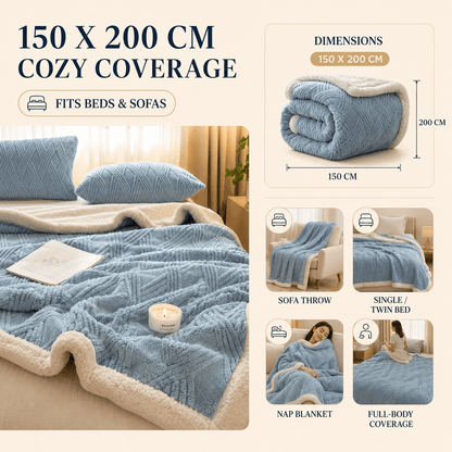 Premium Winter Thick Throw - Sofa & Bed Serious Comfort