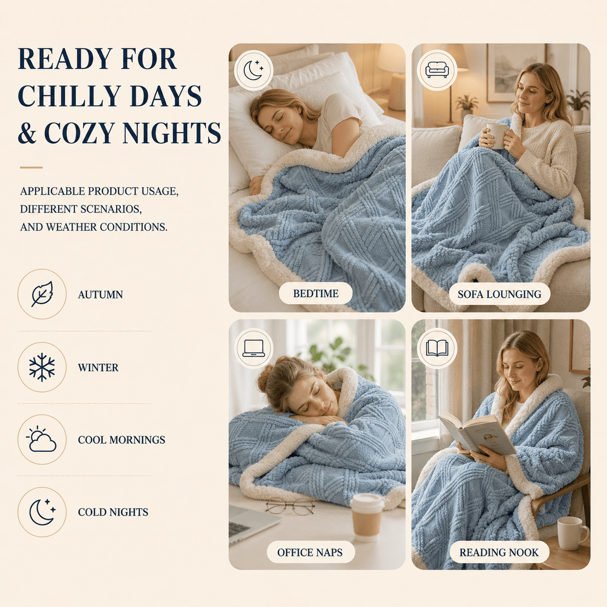 Premium Winter Thick Throw - Sofa & Bed Serious Comfort
