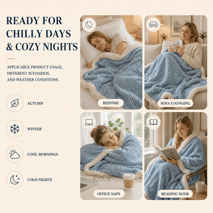 Premium Winter Thick Throw - Sofa & Bed Serious Comfort
