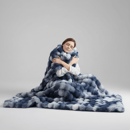 Faux Fur Rabbit Throw - Ultra-Soft Premium Ethical Luxury