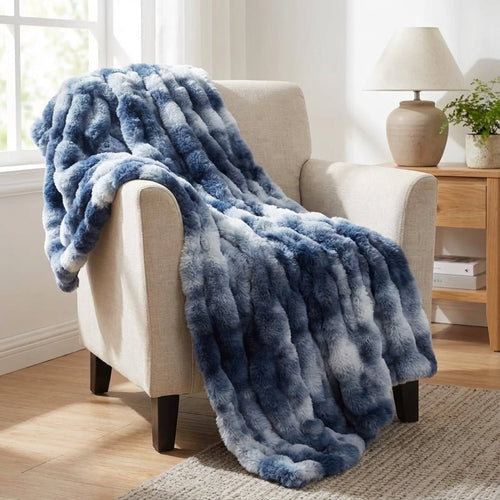 Faux Fur Ultra-Soft Throw - Luxurious Home Comfort Statement