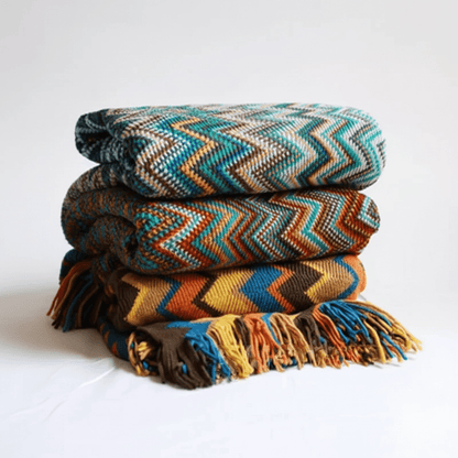 Boho Geometric Throw & Tapestry - Sofa & Wall Decoration