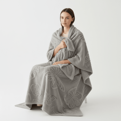 3D Butterfly Fleece Throw - Unique Sofa & Bed Decorative Blanket
