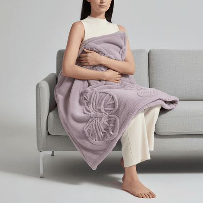 3D Butterfly Fleece Throw - Unique Sofa & Bed Decorative Blanket