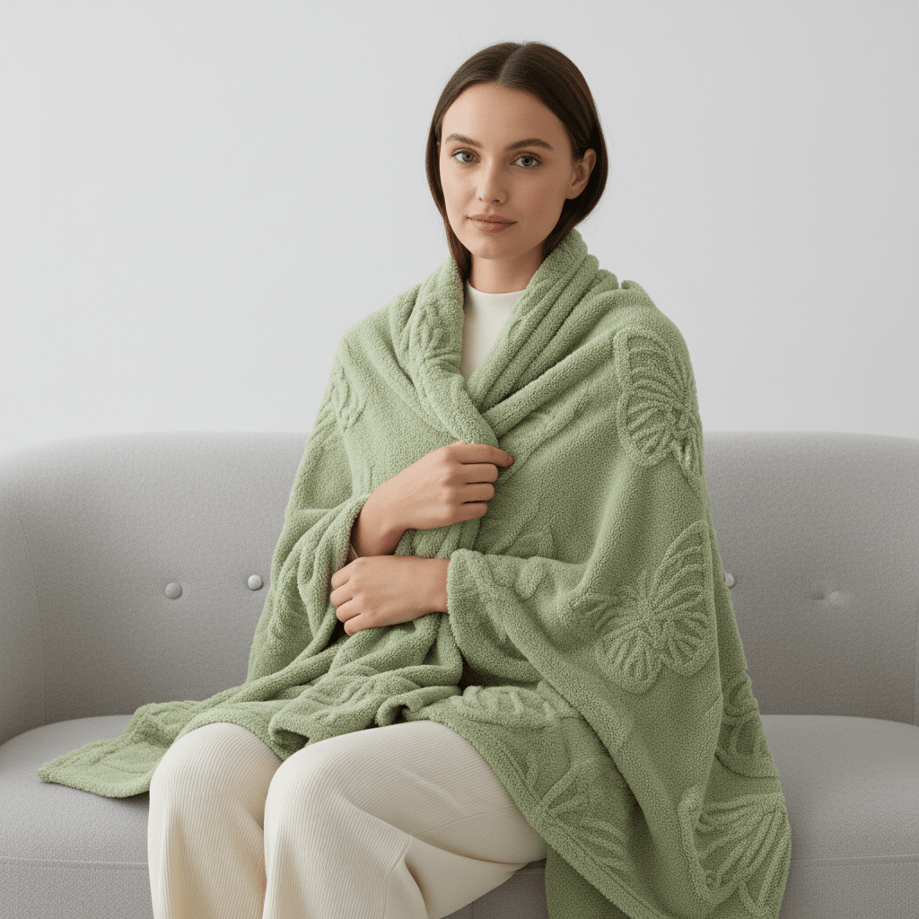 3D Butterfly Fleece Throw - Unique Sofa & Bed Decorative Blanket